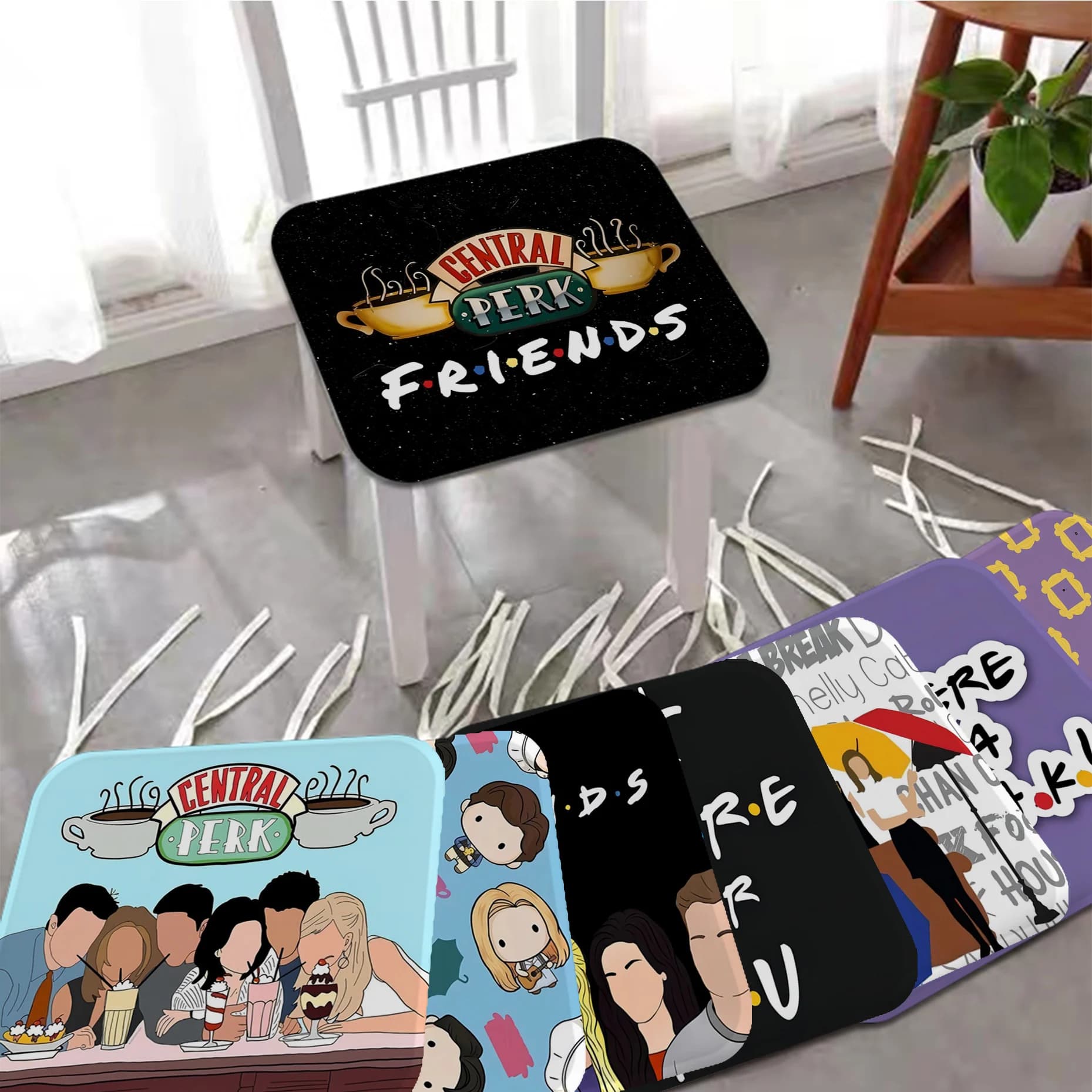 Cool friends TV show cuscino del sedile in stile minimalista moderno sgabello da pranzo per ufficio tappetino per divano in spugna cuscini per sedie antiscivolo