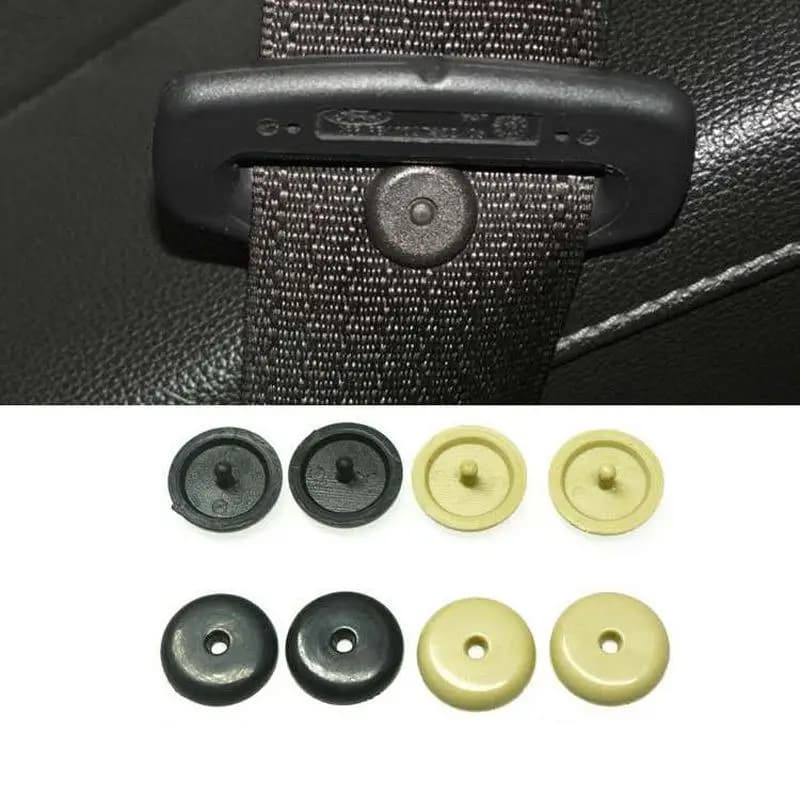 10 Pairs Safety Buckle Retainer Button Universal Car Seat Belt Limiter Stopper Secure Fasten for All Vehicle Types