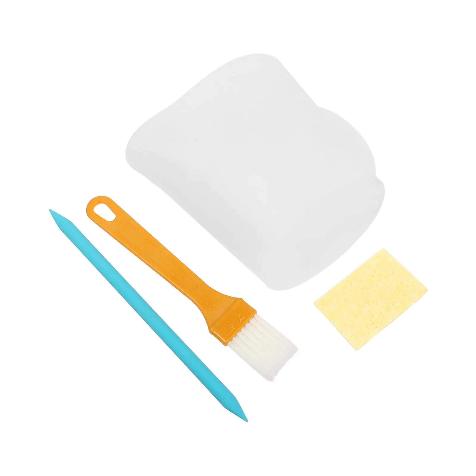 1Set Split Painting Pouring Cup 500Ml Silicone Mixing Jug 3 Cavities Ergonomic Handle for Resin Epoxy Acrylic Paint Pigment