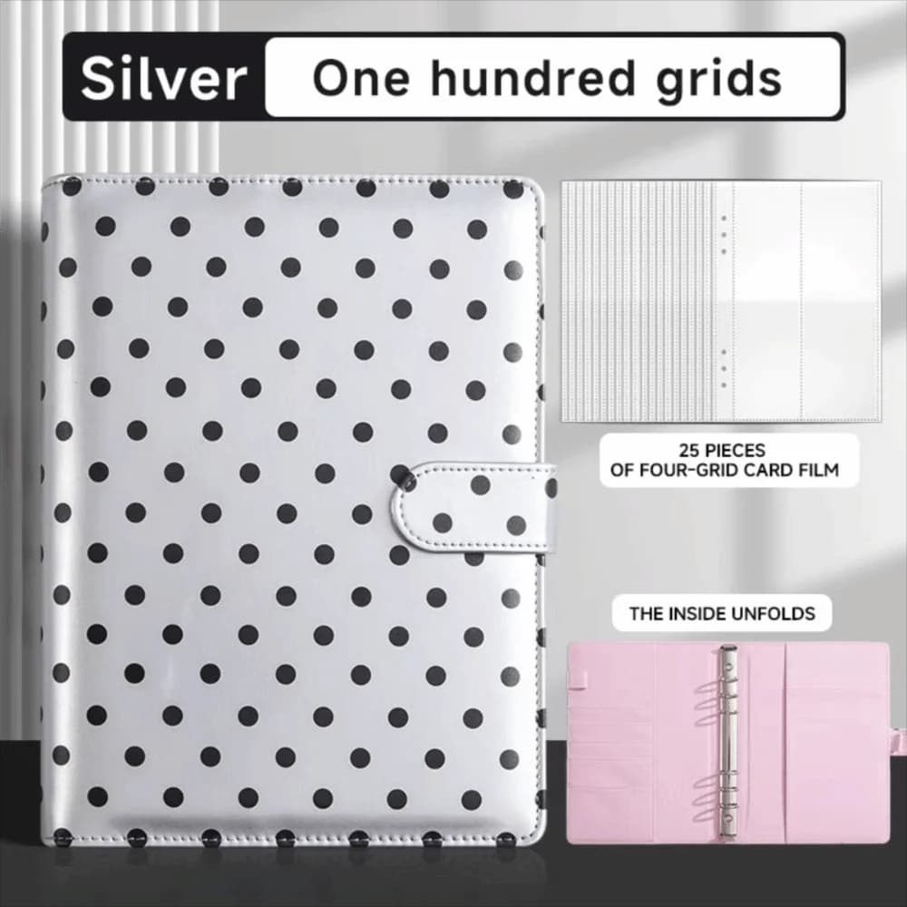 Raccoglitore A5 in PU Morbido per Budget, Colorato con 6 Fori, Quaderno con Tasche per Risparmiare, Include 25 Tasche A5