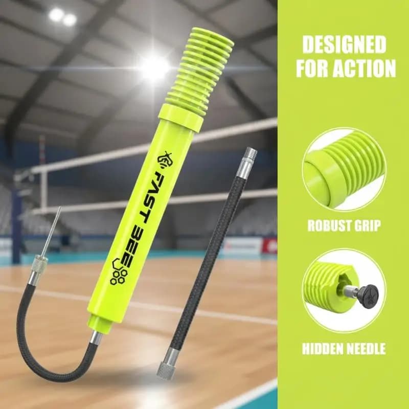 New Universal Fit Portable Basketball Air Pump Handheld Inflator for Football Bike Beach Bed Balloon Party Events