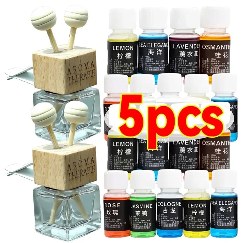 Auto Deodorant Ricariche da Bocchetta, Essential Ricariche per Diffuser di Aromaterapia, Perfume per Umidificatore, Accessori per Deodorante Auto