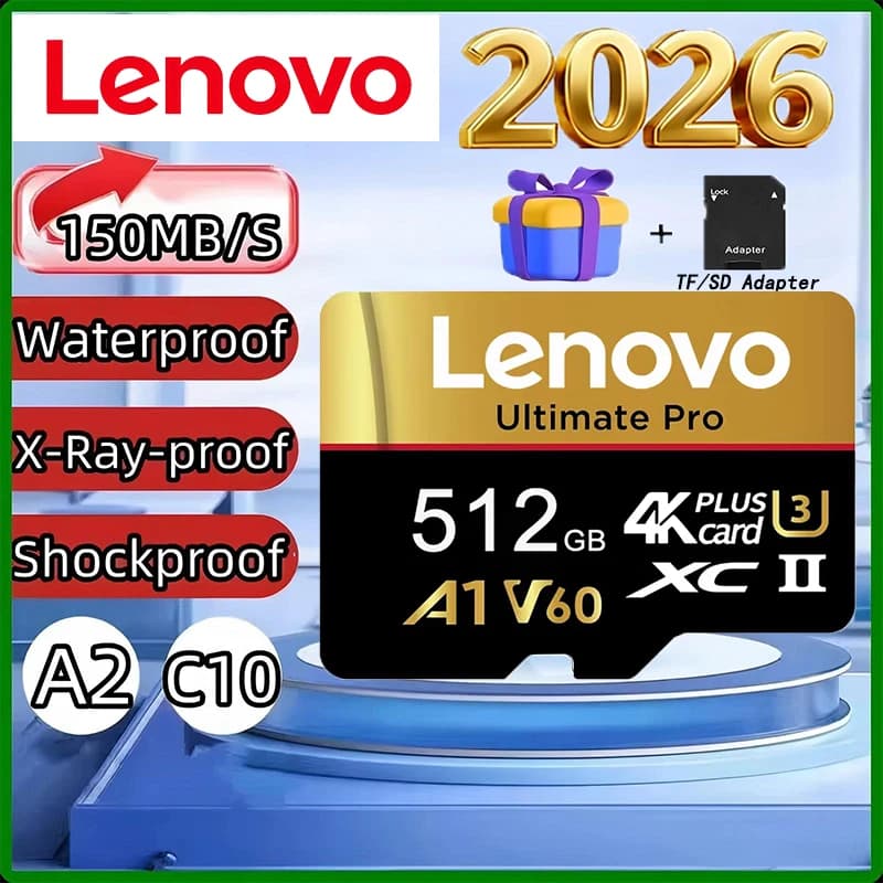 Lenovo Advanced Micro TF SD 512GB Memory Card TF Cards SD Cards 256GB Transfer 64GB V60 for Mac / Dash Cam / Mobile