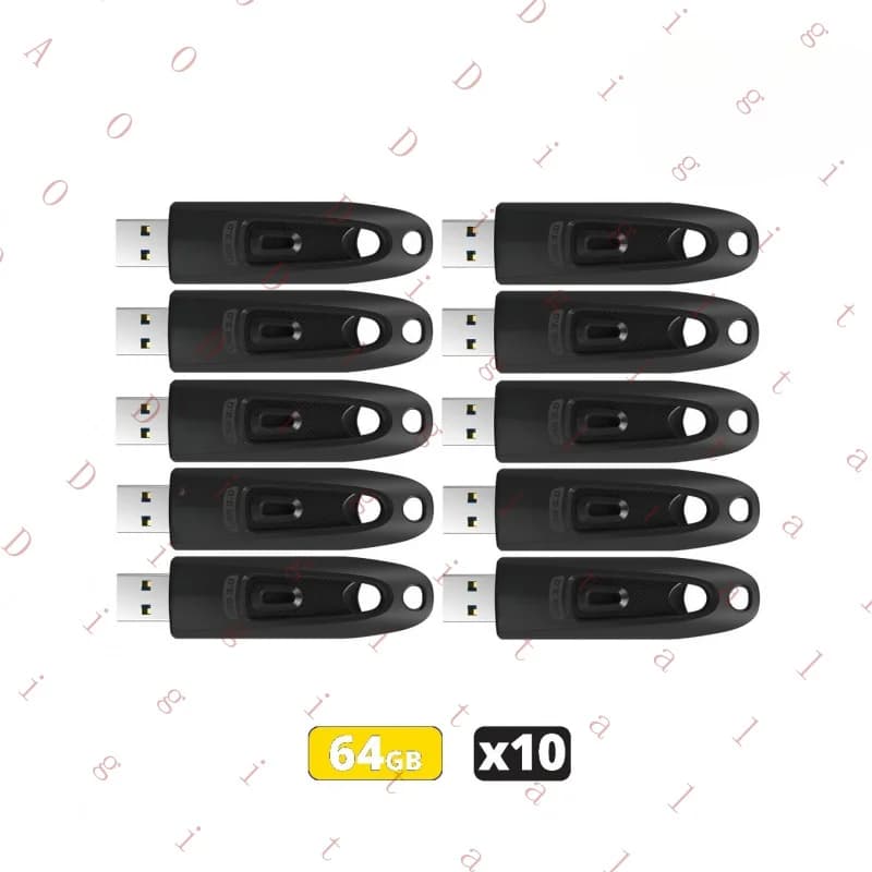 MTN- Chiavetta USB 3.0 SanDisk Ultra da 64GB (Confezione da 10)