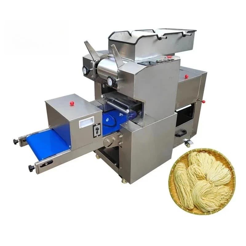 Macchina per pasta giapponese per l'industria automatica, pasta fresca, pasta Ramen, macchina per fare noodle con taglierina