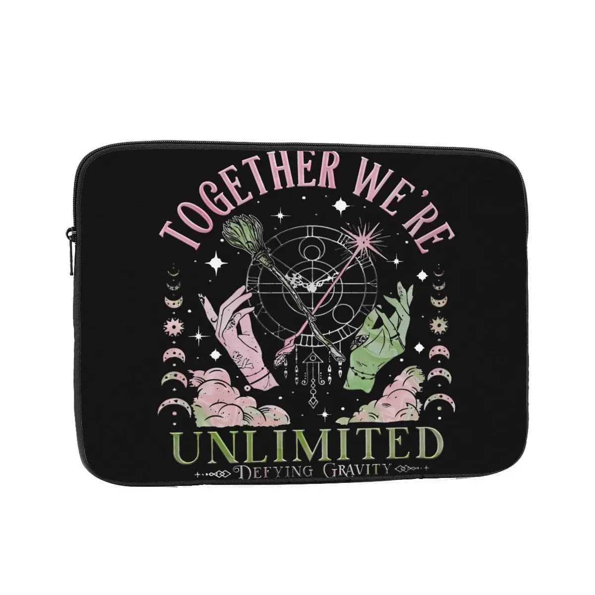 Wicked Together We're Unlimited, Wicked The Musical Custodia per laptop Borsa per notebook da 17 pollici Custodia antiurto