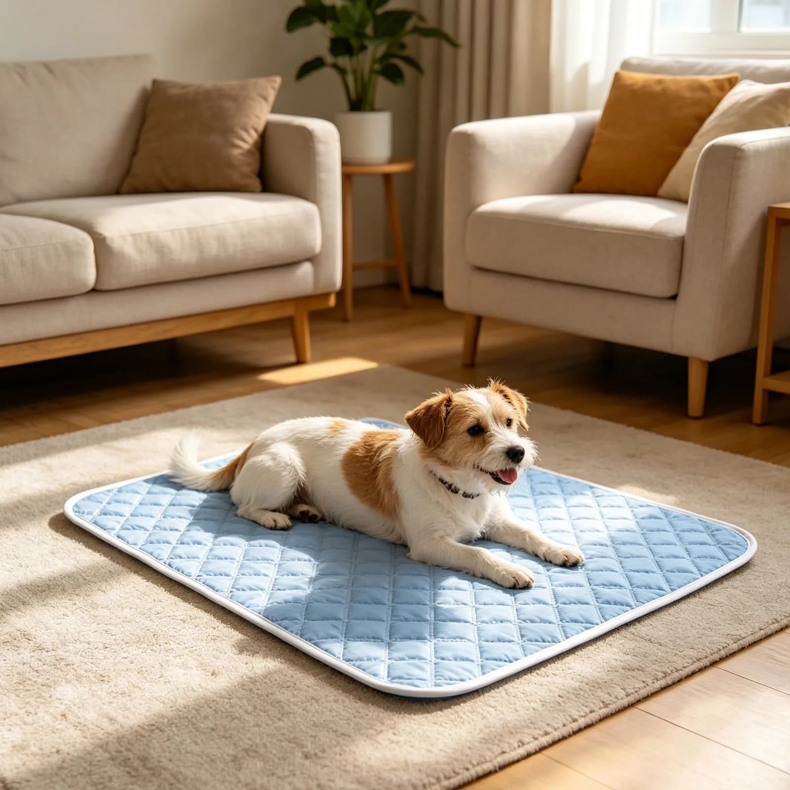Summer Pet Sleeping Pad Breathable Pet Cool Bed Pet Cooling Mat Lightweight Pet Beds for Dogs and Cats Pet Supplies