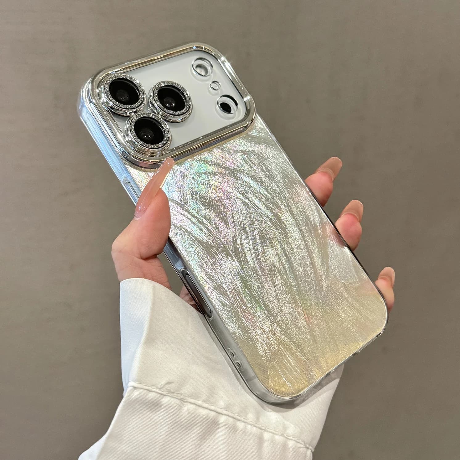 Bling Bling Glitter Phone Case For iPhone 17E 11 12 15 14 13 16 17 Pro Max 15 14 16 Plus XS XR X 16E Luxury Protector Hard Cover
