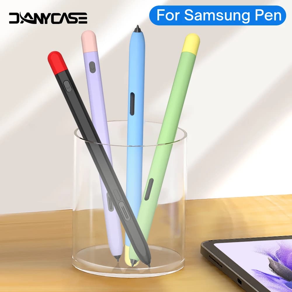 Custodia in silicone per Samsung S Pen Tab S7 FE S8 Plus S9 Ultra S6 Lite Stylus Touch Pen Cover Custodia protettiva antiscivolo