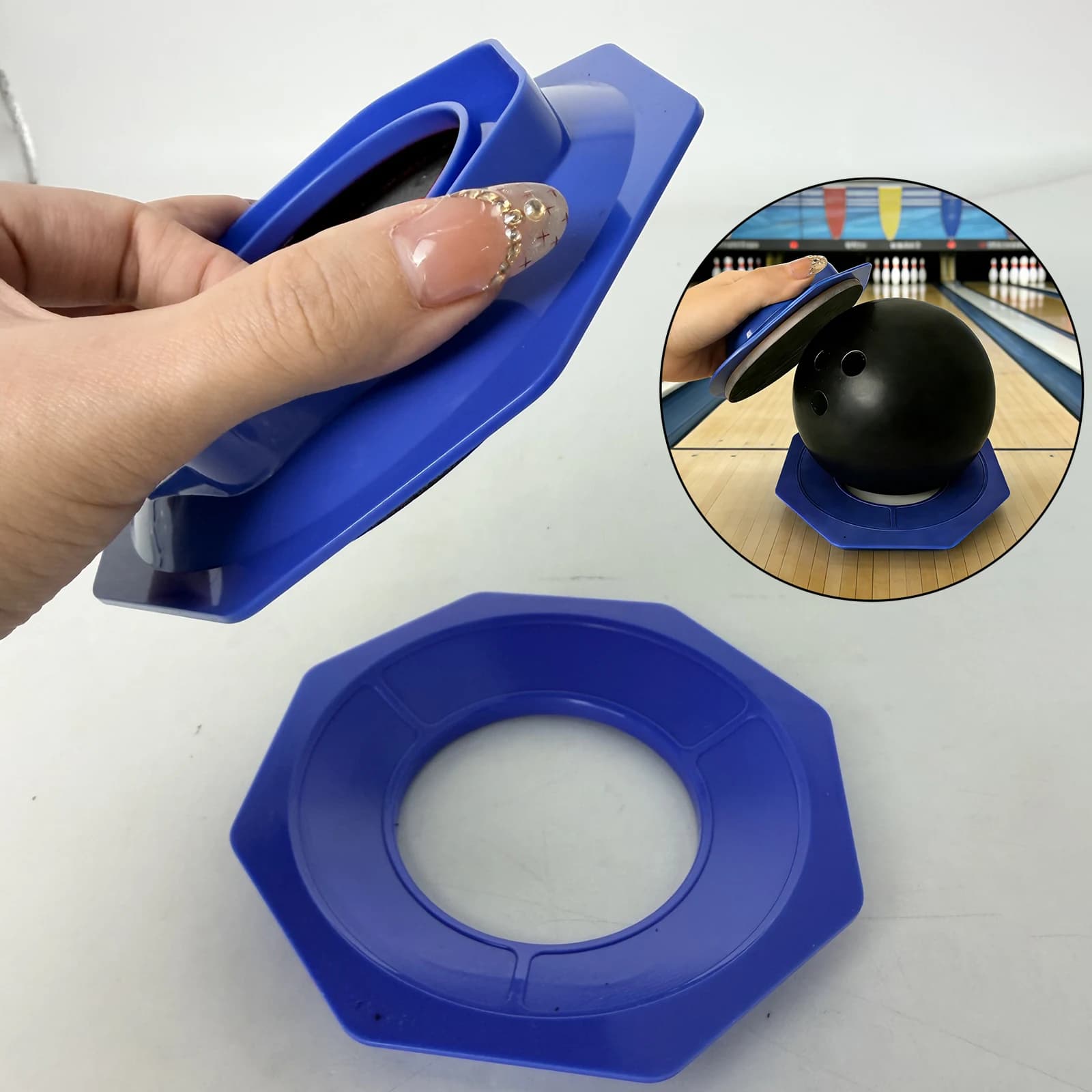 Bowling Ball Cup Accessory Professional Showcase Polishing Enthusiasts Sturdy Sports Memorabili Versatile Gifts Holder Organizer