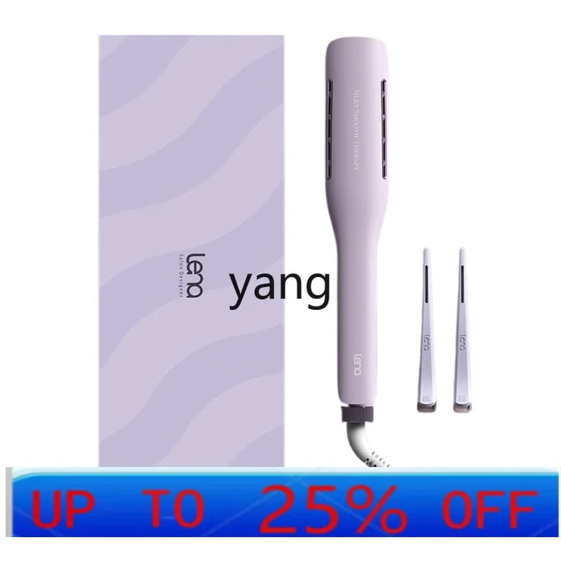 LH Electric Hair Plate, Double Use for Straight and Ricci Hair, Larga, with Negative Ions