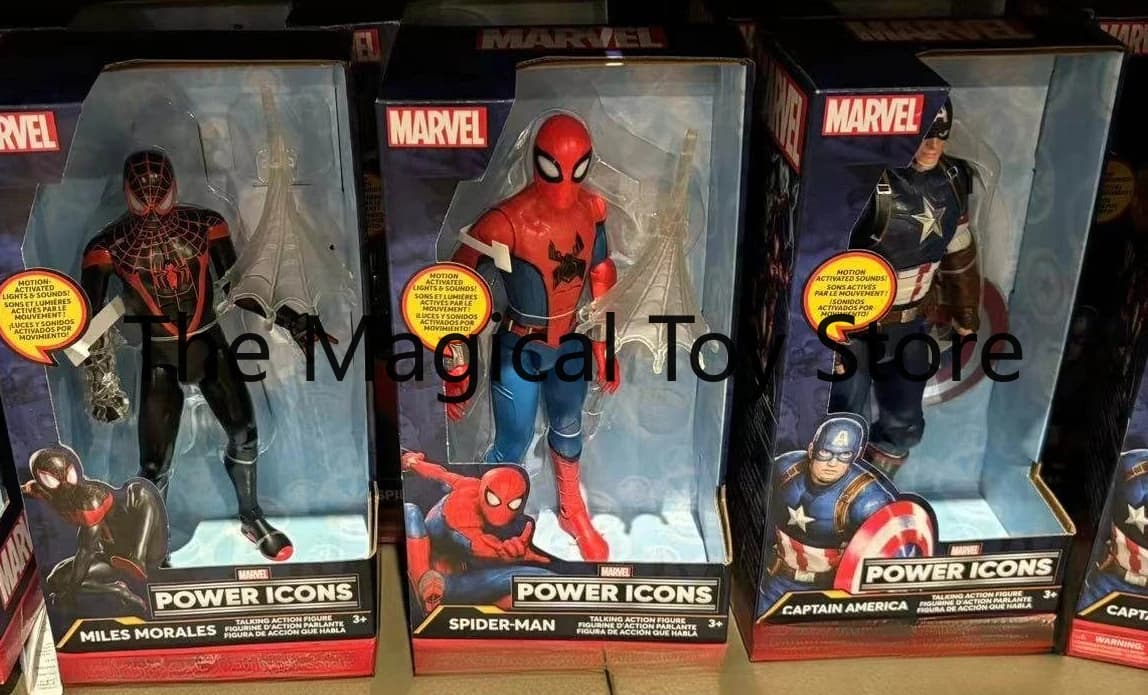 Original Marvel Spider-Man and Captain America Action Figures Cartoon Collectible Models Toys Birthday Gift