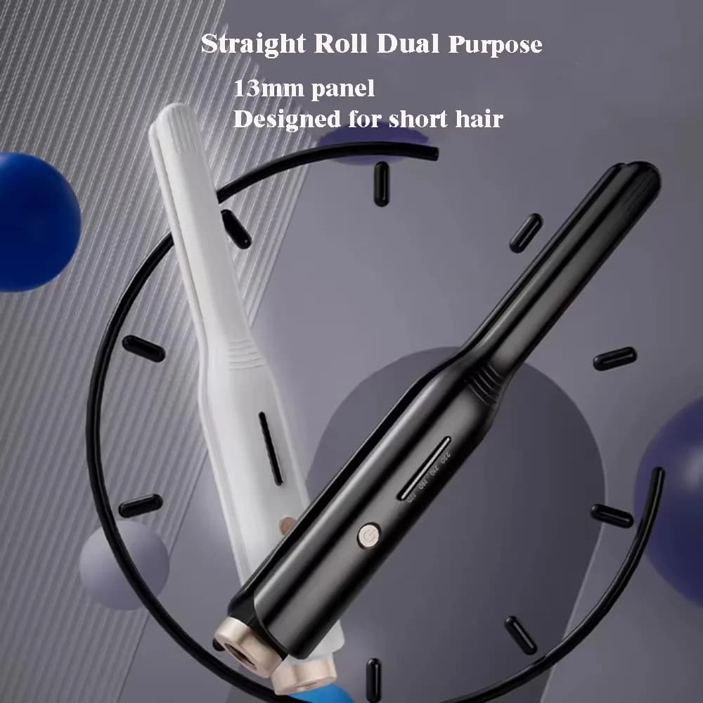 Professional Hair Plate Travel Compact, Styling Tool for Short Hair, Hairstyles, Small Ceramic Plate for Hairstyles