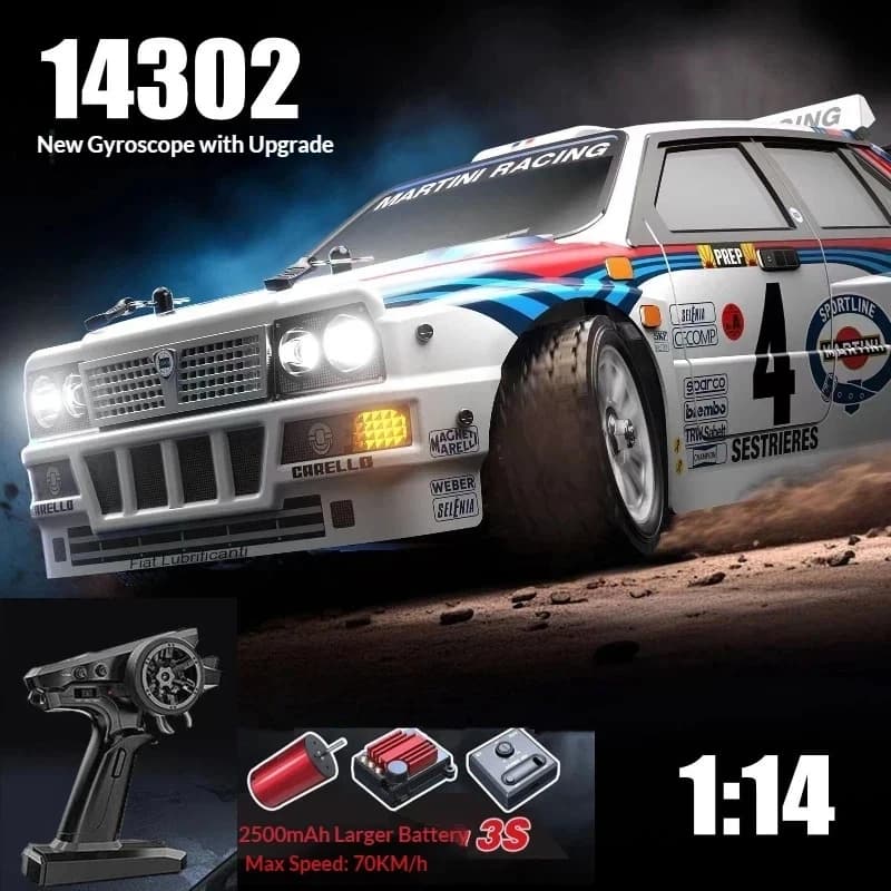 Hot MJX Official Licensed 14302 RC Car Brushless Motor High Speed Drift Rally Car Flat Run Racing Vehicle Professional Toys Gift
