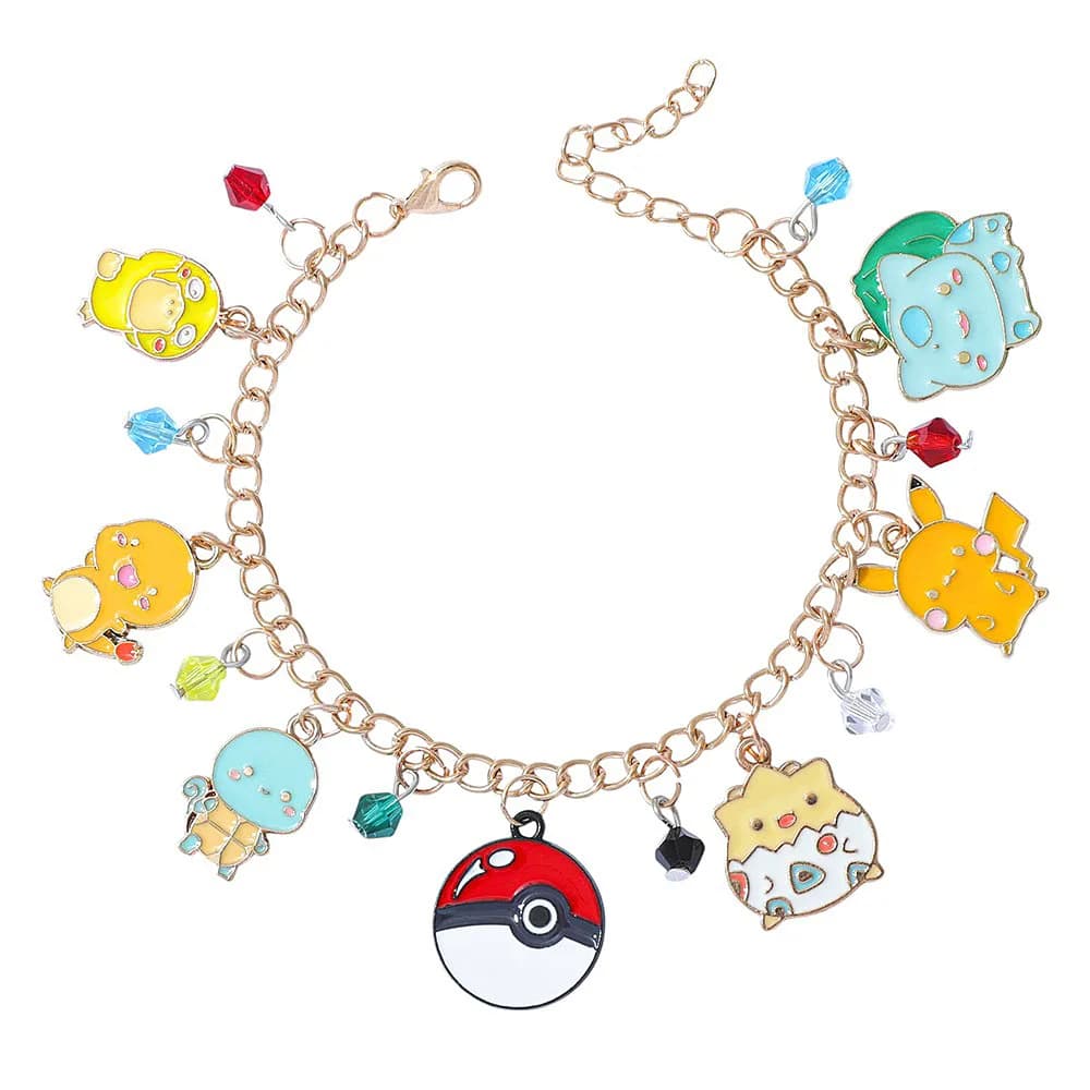 Simple Creative Fashion Adorable Cartoon Character Series Pendant Bracelet for Fans Party Gifts