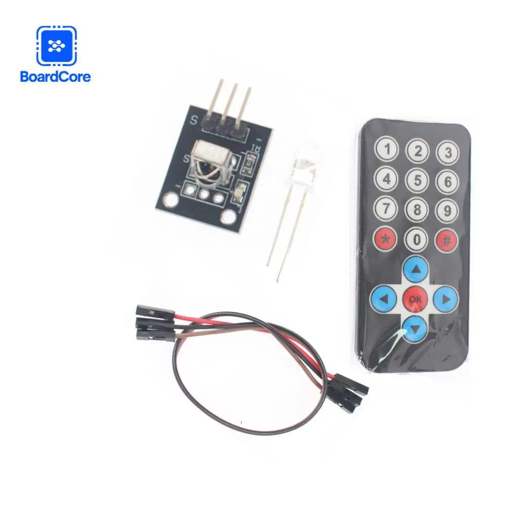 Kit di Controllo Remoto a Infrarossi HX1838, Modulo Trasmettitore e Ricevitore a Infrarossi Compatibile con Arduino e Raspberry Pi