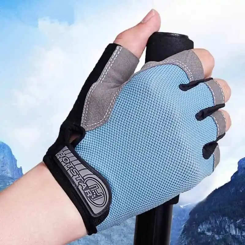 Guanti Protettivi Traspiranti Antiscivolo per Arrampicata, Escursionismo, Fitness e Ciclismo, per Uomo e Donna, Beijing Forest