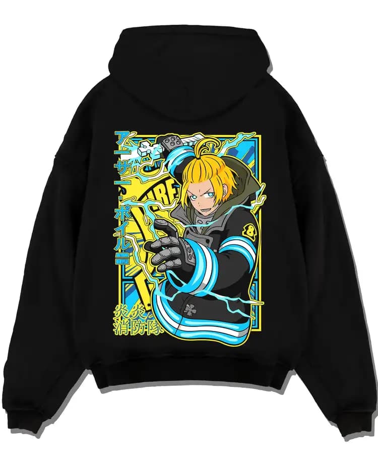 FIRE FORCE Oversized Unisex Anime Lover hoodies personality Clothes hot product high quality sweatshirt Sports Graphic Couples