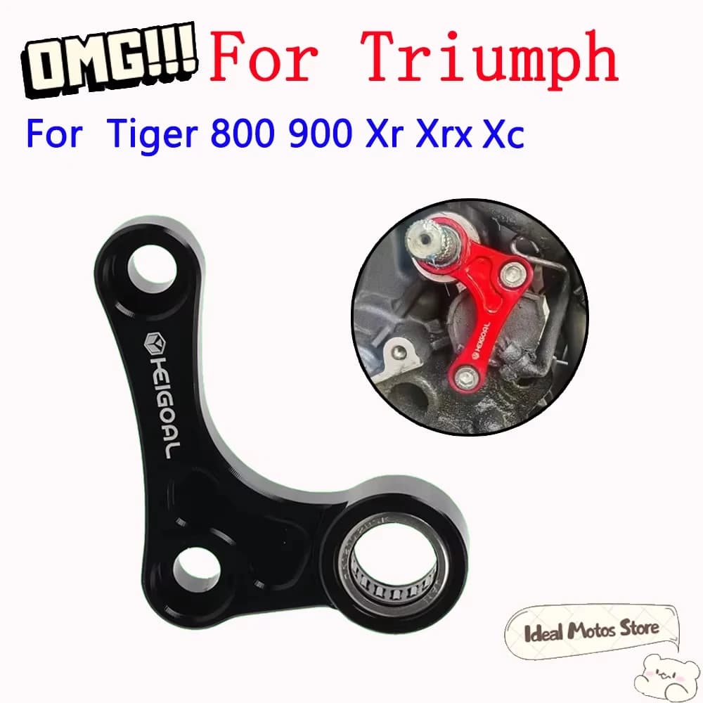 Per Triumph Tiger 800 900 XR XRX XC Accessorio Staffa di cambio ausiliario Materiale CNC Stabilizzatore di supporto del cambio per moto