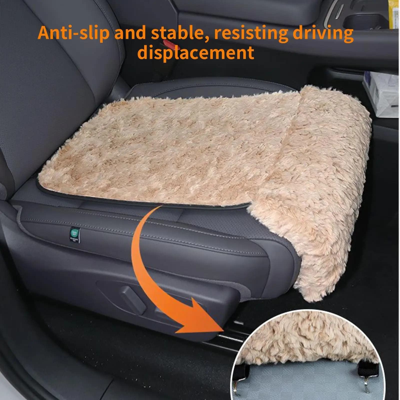 Tappetino per seggiolino auto Cuscino ergonomico per supporto per le gambe Cuscino per auto per la guida in famiglia Automotive Interni Esterni Veicoli invernali Ufficio
