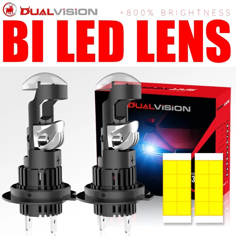 H7 H4 LED Projector Headlight H11 H8 H9 HB3 HB4 9005 9006 9012 HIR2 Canbus Car Motorcycle Bi Led Mini Lens CSP Automobile Lamps