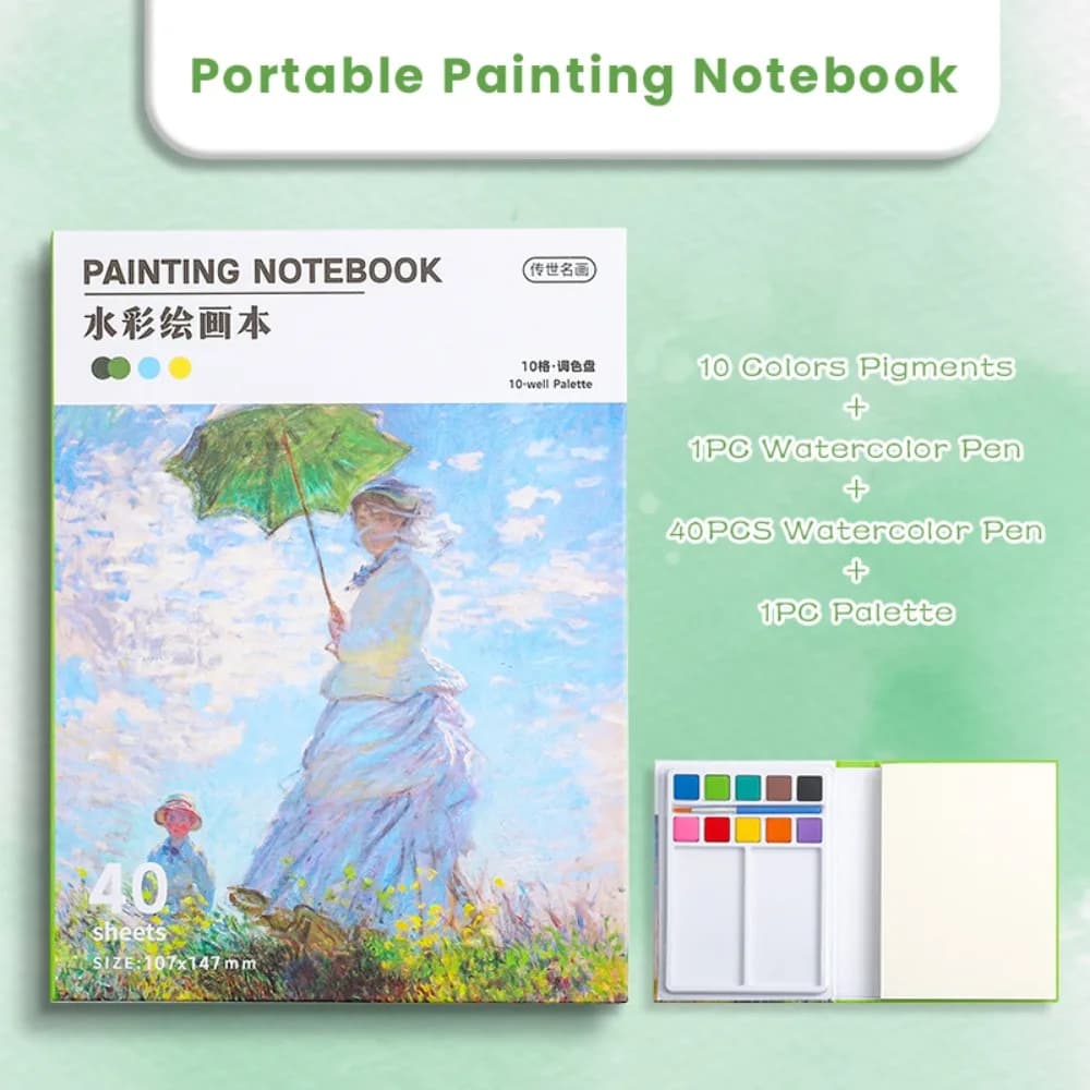 High Quality A3 Size Watercolor Paper With Pigment/Brush Thickened Drawing Notepad Art Sketchbook Art Sketching