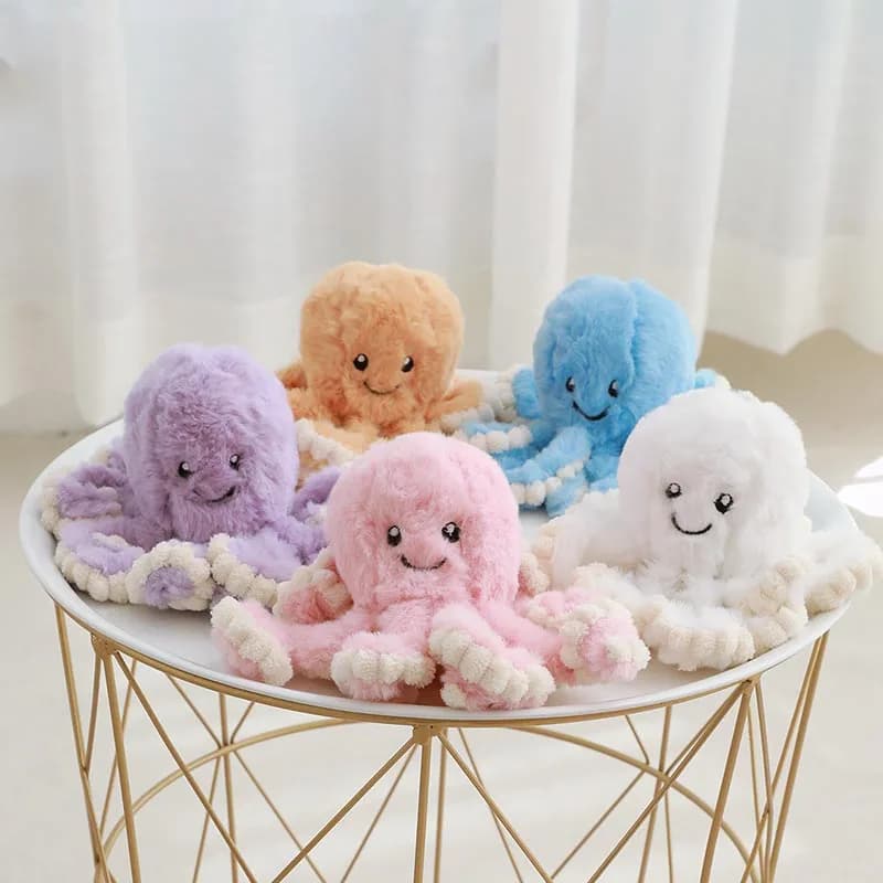 Kawaii Polpo Peluche 18 cm Polpo Peluche Ciondolo Morbido Peluche Animali Marini Giocattoli Per Bambini Regalo Di Natale Decorazioni Per La Casa