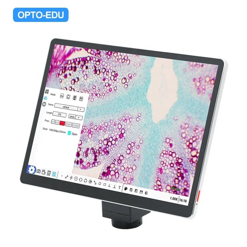 OPTO-EDU A59.3521 Telecamera tascabile digitale da 10,5\" con touch screen da 8,0 M per microscopio video