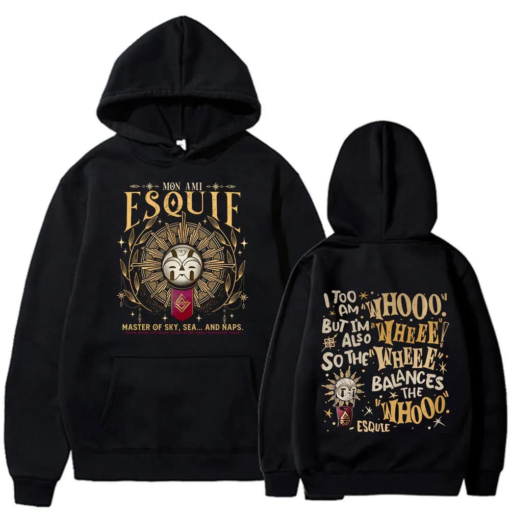 Fun Game Clair Obscur Expedition 33 Esquie Graphic Hoodie Street Style Soft Printed Pattern Casual Hoodie