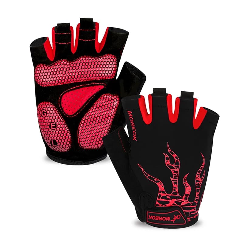 Mountain Road Bike Motorcycle Cycling Half Finger Gloves Anti Slip Wear Resistant Breathable Touch Screen Sensitive Unisex