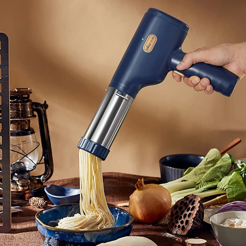 Handheld Stainless Steel Noodle Maker Household Electric Small Wireless Charging Pressure Noodle Gun Machine And Pasta Maker
