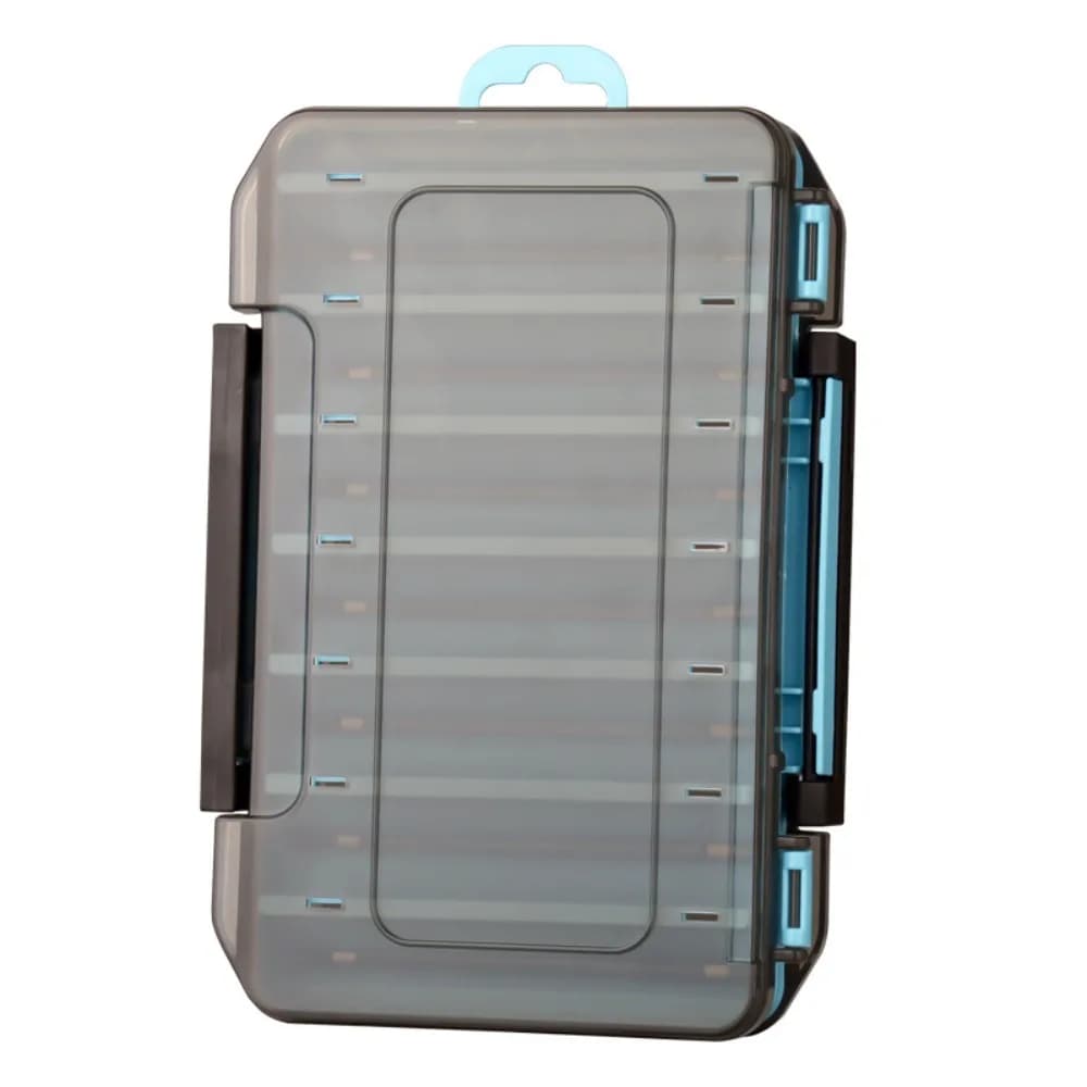 Polypropylene Fishing Equipment Box with 14 Parts, 6 Colors, Double Side Soft bait box, Beam containers and Fishing Accessories
