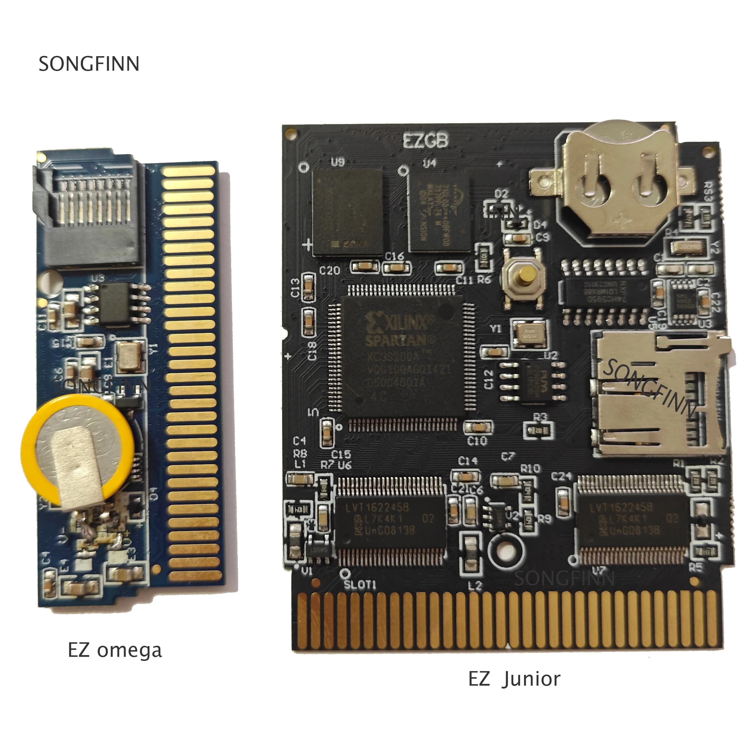 Superior 800 in 1 EZ 16 Scheda per videogiochi a 32 bit Omega Junior Orologio in tempo reale RTC 8 GB/16 GB/32 GB Risparmio batteria