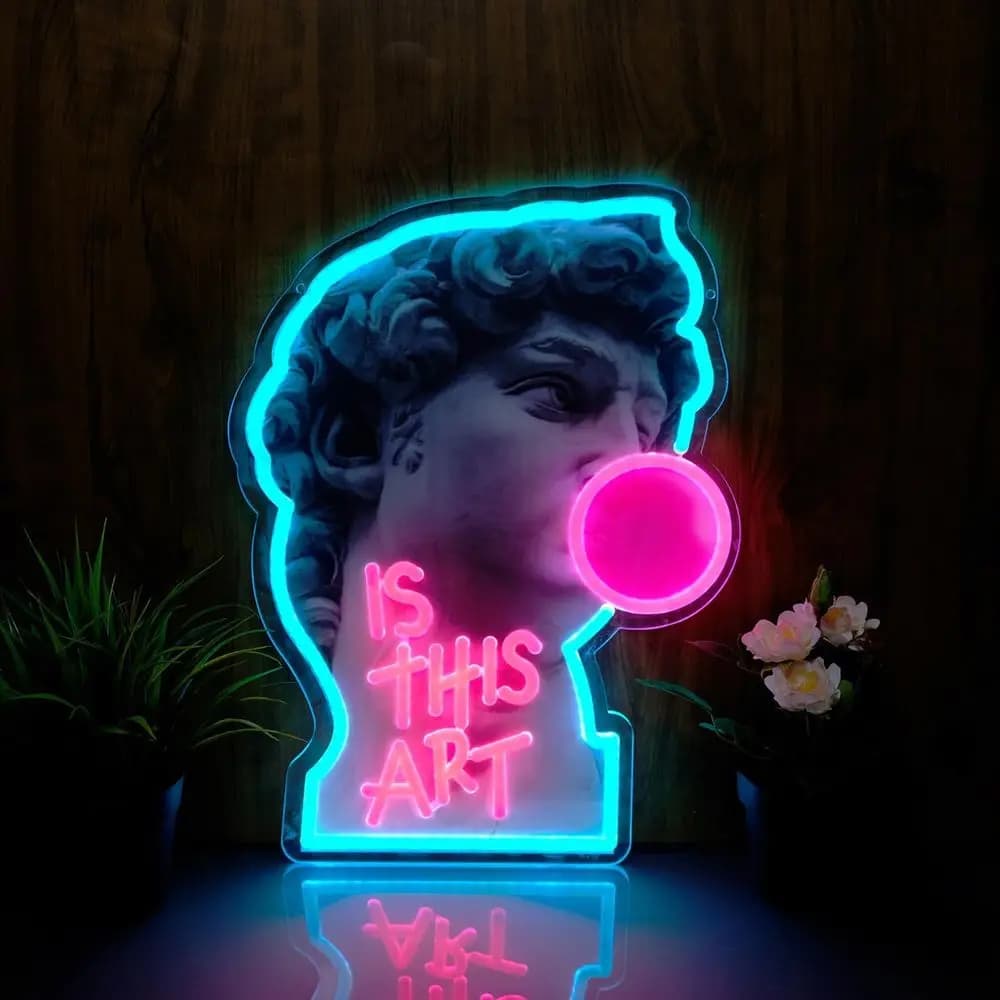 È un'illuminazione notturna artistica a LED o un'insegna al neon per bar, club, camera da letto, hotel, pub, caffè, matrimoni, feste di compleanno, regali?