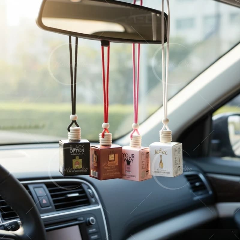 Deodorant for environments with 8 ml long lasting perfumed glass bottle Mantieni charming and fresh Perfume diffuser for interior decoration of the car to hang