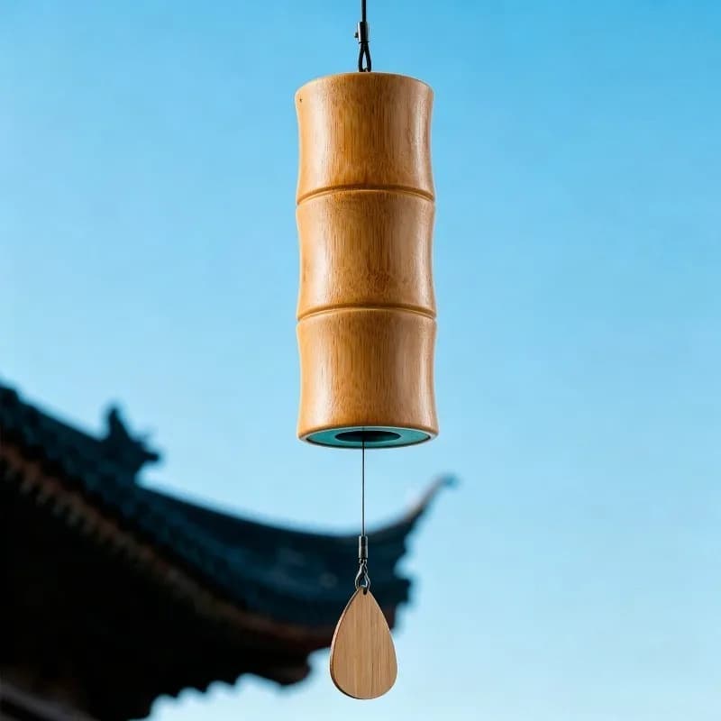 Bamboo Bells Garden Chord Wind Chimes Meditation Sound Healing Handbell Yoga Decoration Professional Percussion Instruments