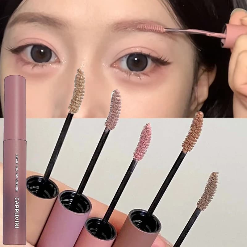 Natural Pink Eyebrow Dyeing Paste Waterproof Quick Dry Non Smudge Wheat Gold Brow Enhancer Mascara Cream 3D Wild Brow Cosmetic