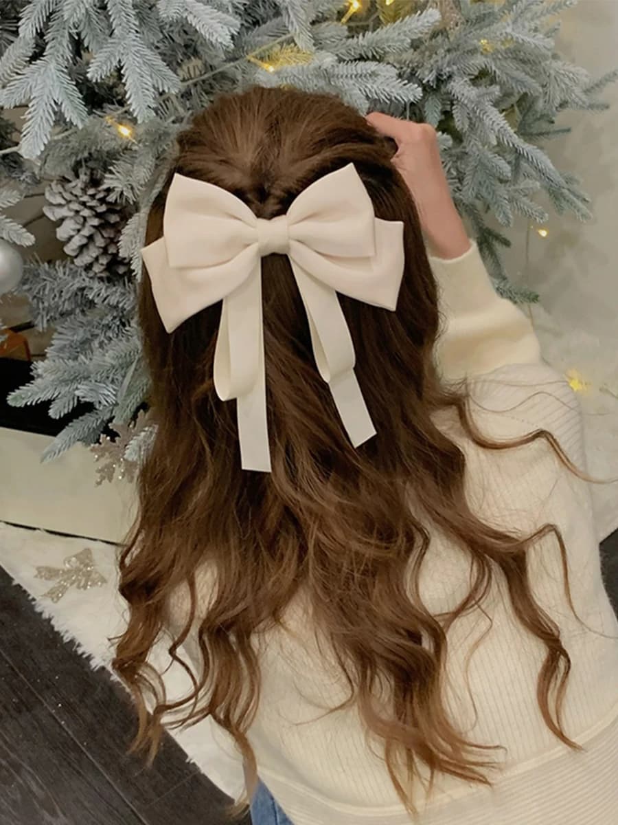 1 pz moda nastri solidi archi mollette fermagli per capelli forcine per le donne ragazze signora partito copricapi coda di cavallo accessori per capelli