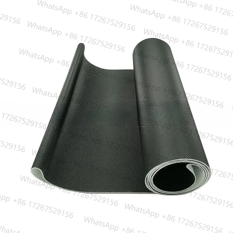 3100x510x2mm Treadmill Belt 2870x480x2 mm Anti-Skid Running Belt Diamond Pattern Low Noise Home Use