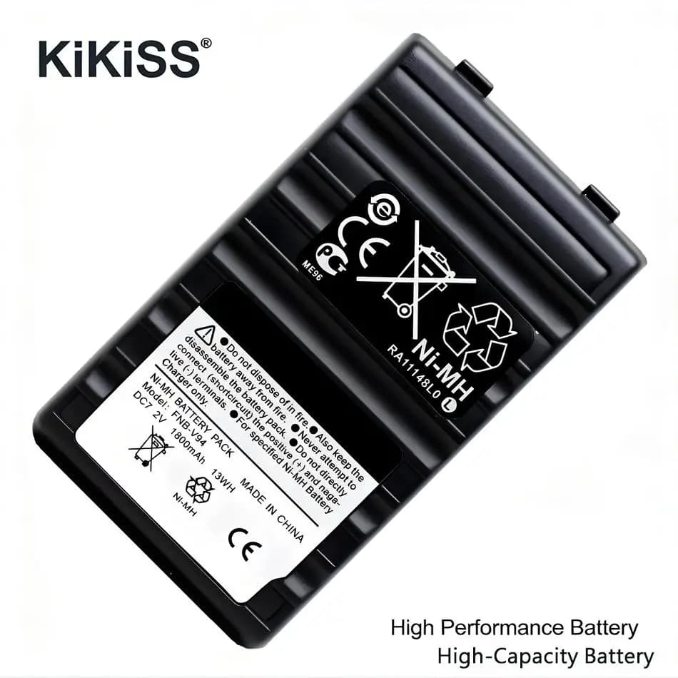 Batteria per Walkie-Talkie 1800mAh FNB-V94 FNB-83 FNB-V57 per Vertex VX210 VX400 VX170 FT-60, Lunga Durata