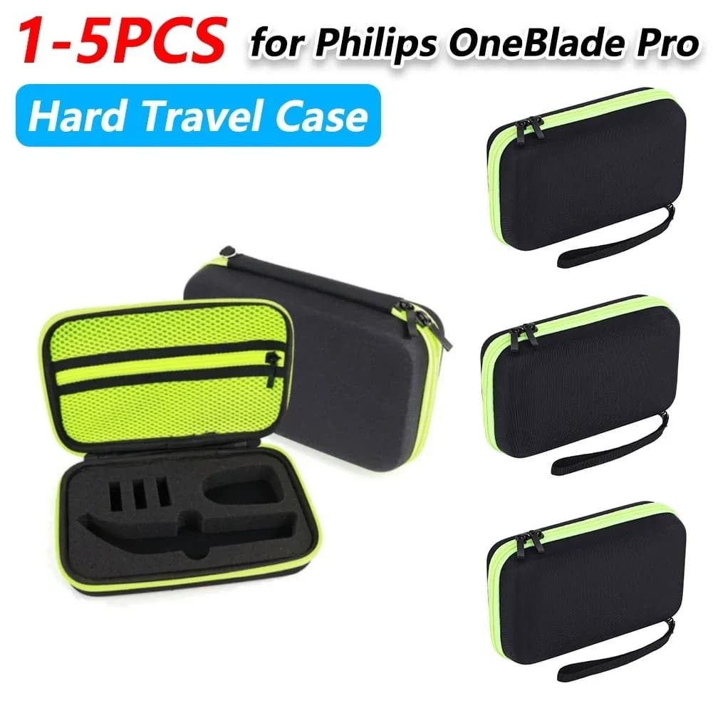 Custodia rigida da viaggio per rasoio elettrico, custodia da viaggio, custodia portatile per accessori Philips OneBlade Pro