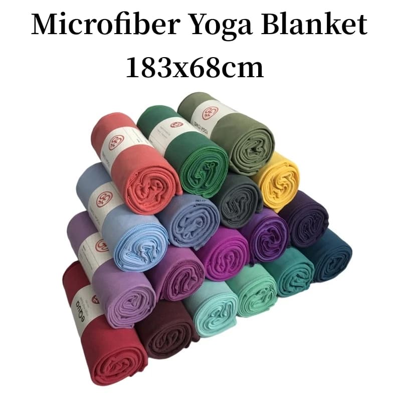 Yoga Mat Towel 183x68cm Towel Super Towel Fast Towel Covered in Microfiber Solid Color Non-slip