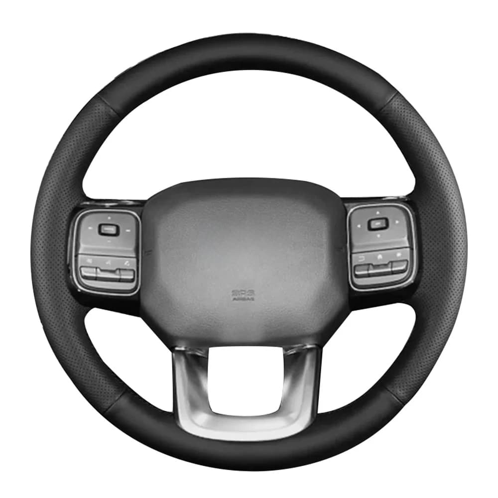 Volante Treccia Antiscivolo In Pelle Artificiale Coprivolante Dell'automobile Per GWM Haval Dargo 2021-2023 Accessori Interni