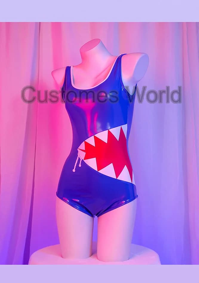 Shark Girl Swimwear Vtuber Gawr Gura Cosplay Costume Shark Sukumizu Dresses Nightwear Halloween Role Game Lingerie