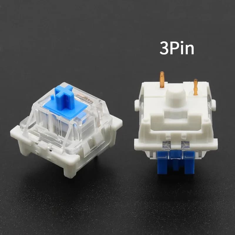 Interruttore Outemu per tastiera Interruttori silenziosi tattili lineari a 3 pin per tastiere meccaniche Interruttore da gioco grigio bianco rosso blu