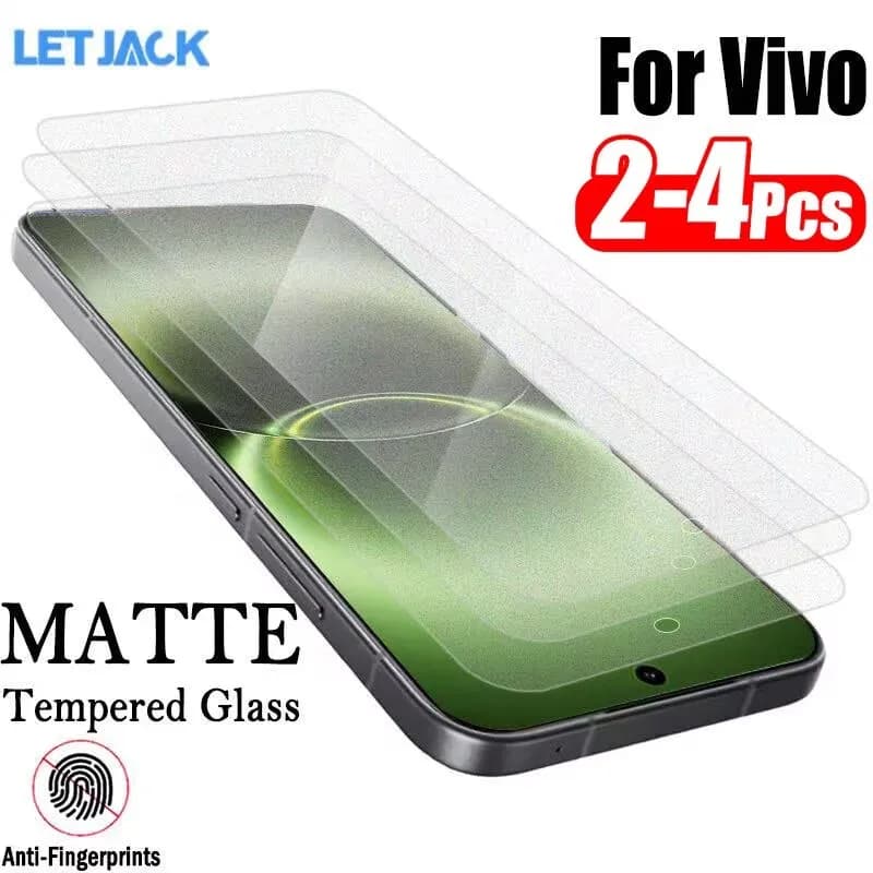 Pellicola Protettiva in Vetro Temperato Opaco Anti-Impronta 2-4 Pezzi per Vivo X300 Ultra X300 FE X300s, Protezione Schermo per V70 Elite V70 SE