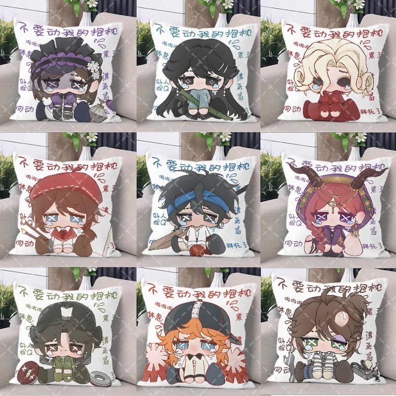 2025 Anime Identity V Gioco Cos Priestess Grave Keeper Antiquario Prospector ecc. Regalo per cuscino da tiro con stampa di cartoni animati in peluche
