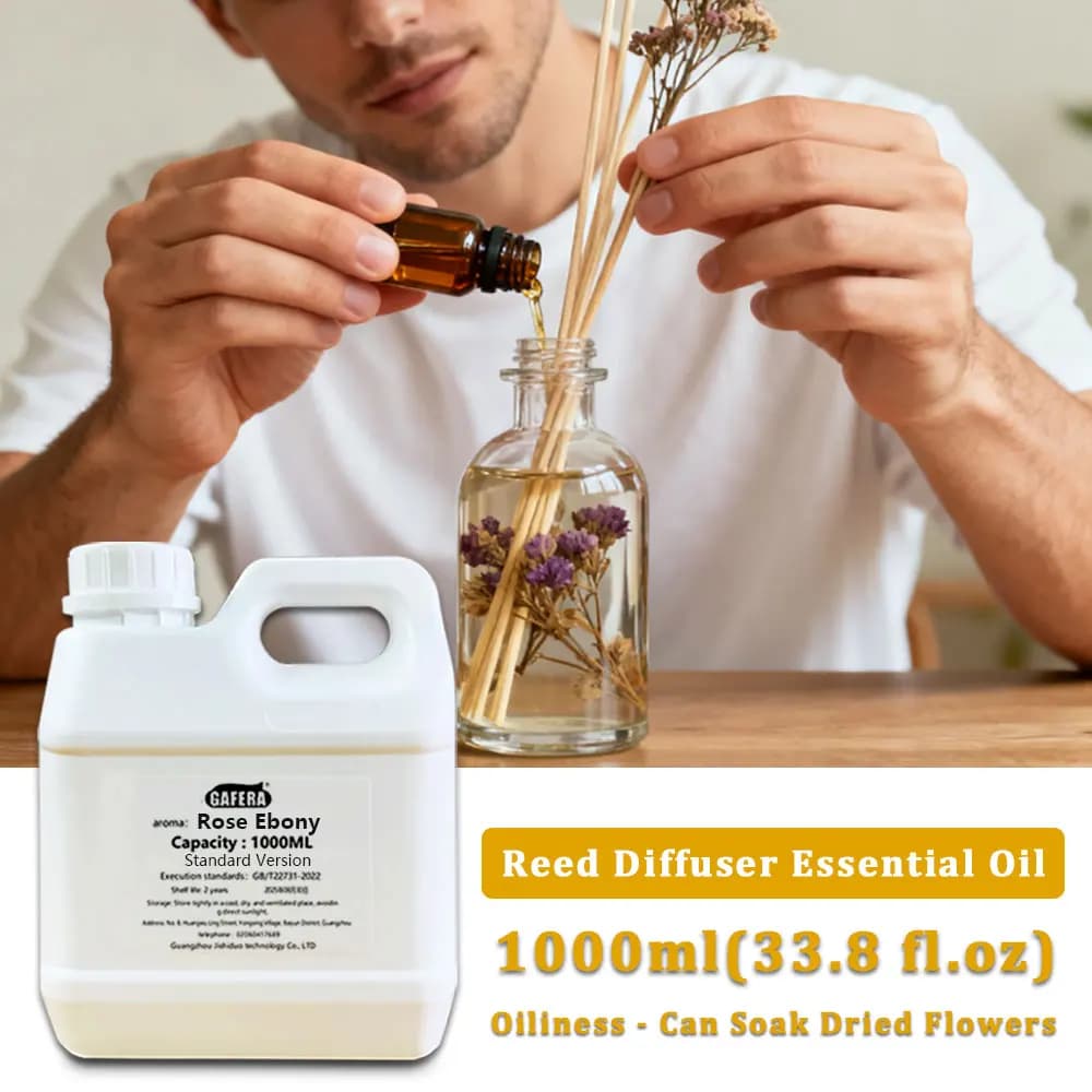 GAFERA 1000ml (33.8 fl.oz) Marriott Hotel Flameless Aromatherapy Essential Oils - Hotel Reed Diffuser Oil, Large Bottle Perfume