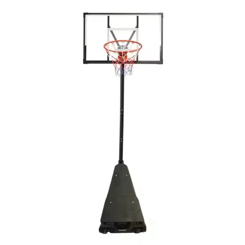 Tavola da basket per adulti 110 * 70 cm, canestro da basket portatile, bordo in PVC trasparente con struttura in ferro