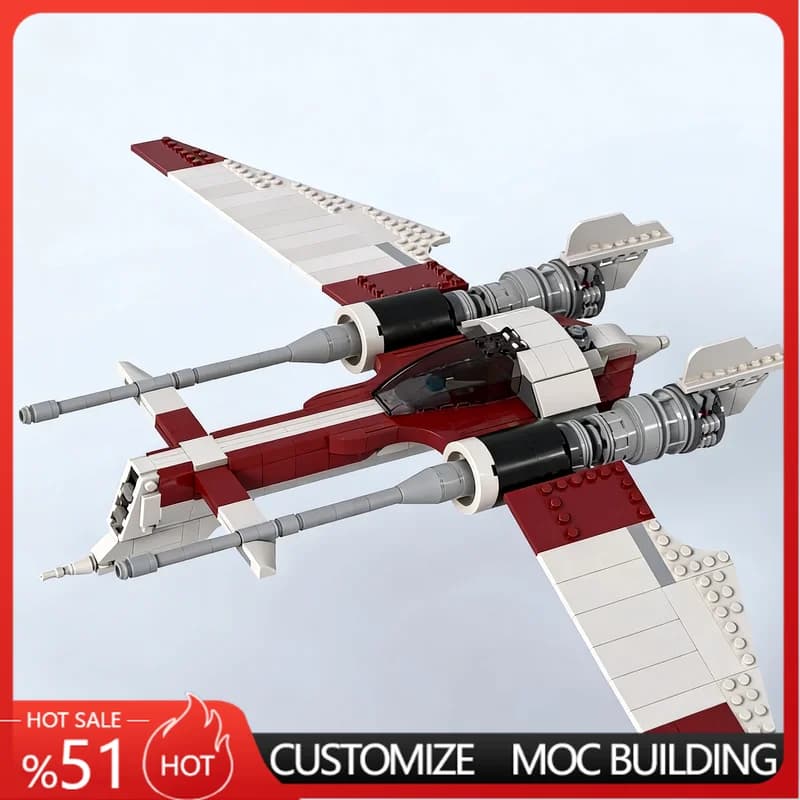 NEW 555 PCS Vector Starfighter Building Blocks MOC Model Customize Assembly Toy Educational Collection Birthday Gifts For funs